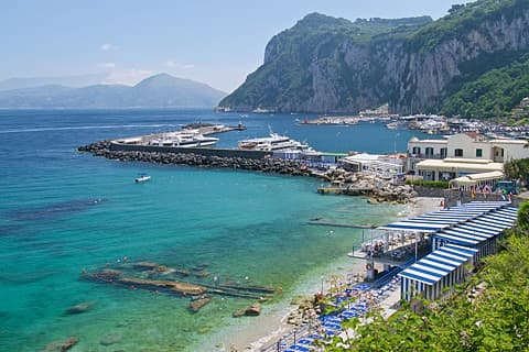 Beach on Capri